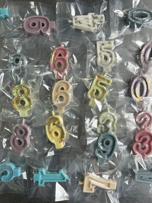 Свеча в торт "Цифра"