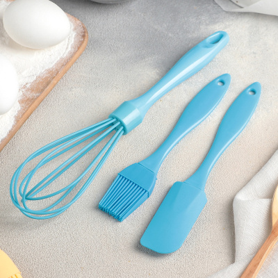 Набор для выпечки «Лето», 3 предмета: лопатка, кисть, венчик