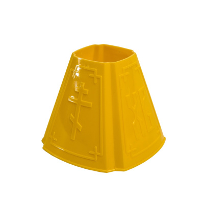 Форма для пасхи № 2, ЦЕЛЬНАЯ пластиковая h=11 см Пасочница