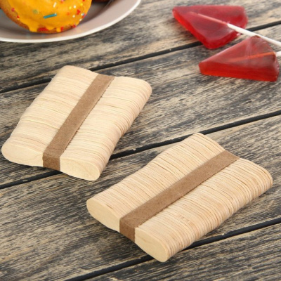 Палочки для эскимо деревянные 9 см фигурные, 50 шт