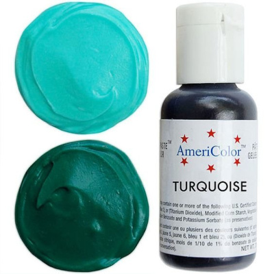 Гелевая краска Americolor, 21 гр (бирюзовый)