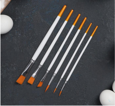 Набор кондитерских кисточек для декорирования «Ларсон», 6 шт