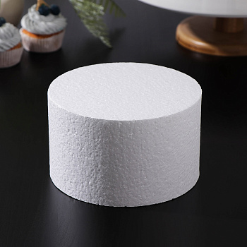 Фальш ярус для торта круглый, h=10 см (d 12 см)