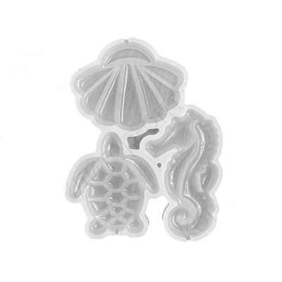 Силиконовая форма для леденцов «Морские обитатели»