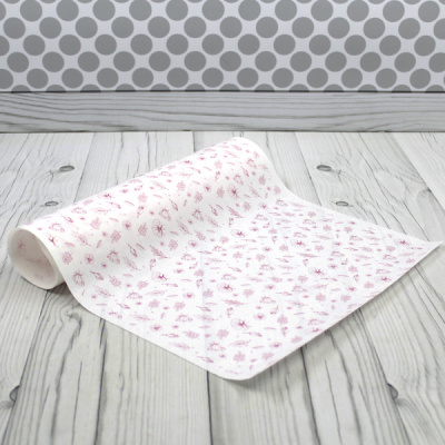 Бумага упаковочная "Цветы" 67 х 33 см