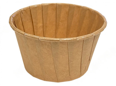 Форма бумажная "Маффин" 50*40 мм крафтовая