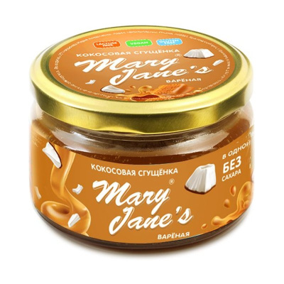 Сгущенка кокосовая, Mary Janes, 200г