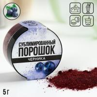 Черника сублимированная, порошок, 5 гр.