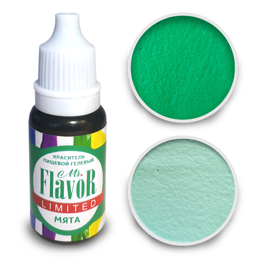 Краситель Mr.Flavor гелевый LIMITED, 10 гр (мята)