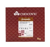 Шоколад молочный Chocovic Fernando 32,6% 5 кг