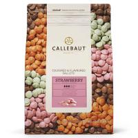 Шоколад розовый Strawberry CALLEBAUT со вкусом клубники 30%. 2,5 кг