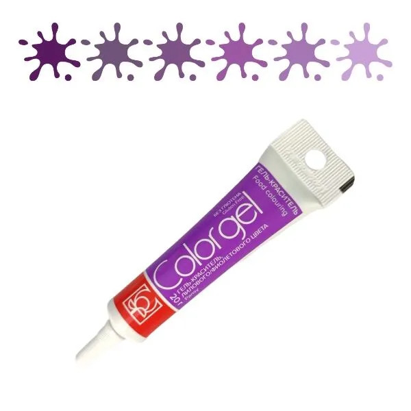 Краситель гелевый Колоргель "COLOR GEL" (туба 20г) (фиолетовый)