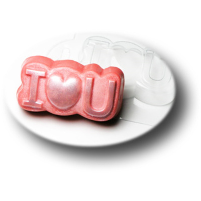 Пластиковая форма "Love you"
