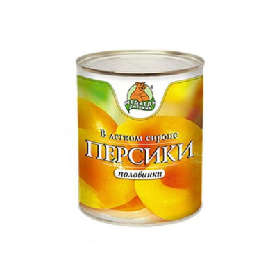 Персики консервированные 850 мл