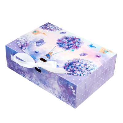 Коробка для пирожных "Весенняя гортензия", 16*11*5 см