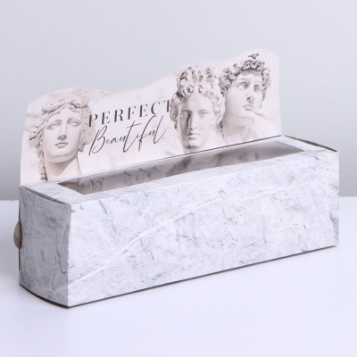 Коробочка для макарун «Античность», 18 х 5,5 х 5,5 см