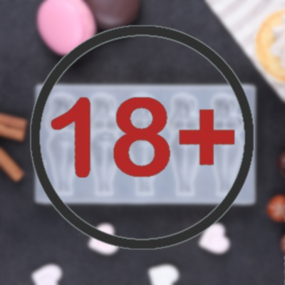 Форма пластиковая "18+", 1 фигура, 15 х 7 см, 5 ячеек