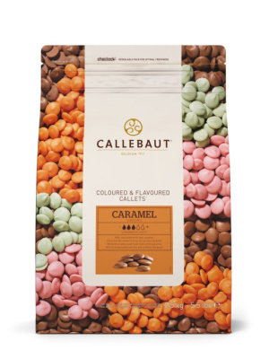 Шоколад молочный с карамелью CALLEBAUT каллеты 31,1%
