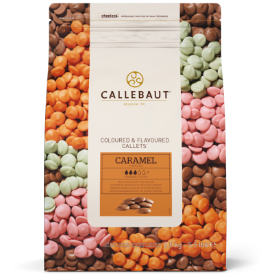 Шоколад молочный с карамелью CALLEBAUT каллеты, 2.5 кг
