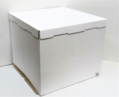 Коробка картонная белая 500х500х500 мм Svilki