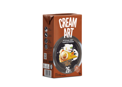 Крем на растительных маслах "CREAMART 26% — Ваниль", 1л