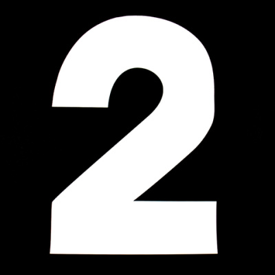 Трафарет для торта "ЦИФРА 2", 25 см