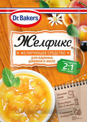 Желатин "Желфикс 2:1" Dr.Bakers, 25 г