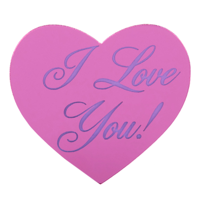 Украшение «I Love You» розовое золото