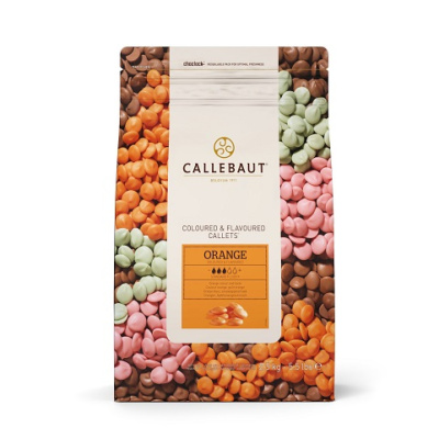 Шоколад Оранжевый (Callebaut Orange) со вкусом апельсина. 2,5 кг