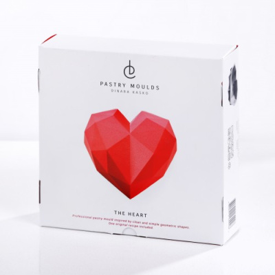 Силиконовая форма для торта Сердце Heart Cake by Dinara Kasko оригами