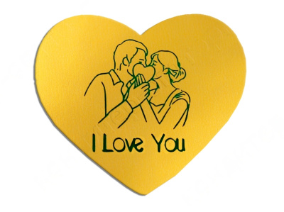 Украшение фигурное "I love you", 10 шт