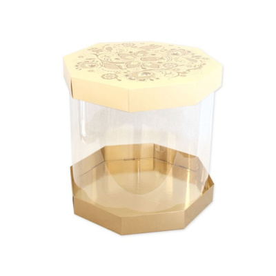 Коробка тортовая 250*250*250 Тубус (вклад, бок,дно)